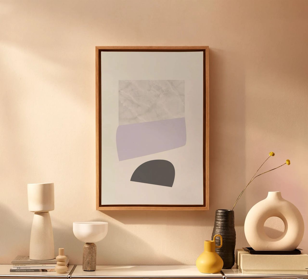 Pastel Shapes Leinwand von petiteCAPS