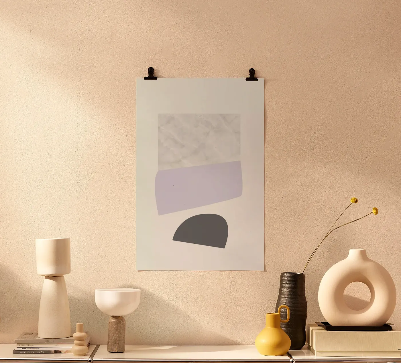 Pastel Shapes poster da petiteCAPS