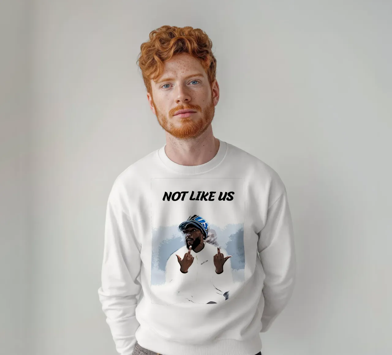 Nicht wie wir kendrick lamar 1 Kunst Sweatshirt von music soul