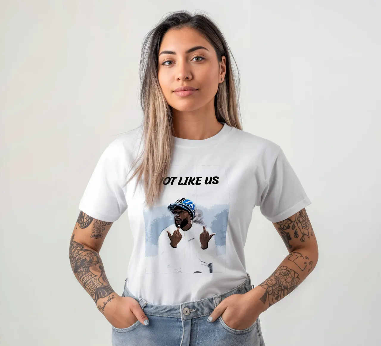 Nicht wie wir kendrick lamar 1 Kunst T-Shirt von music soul