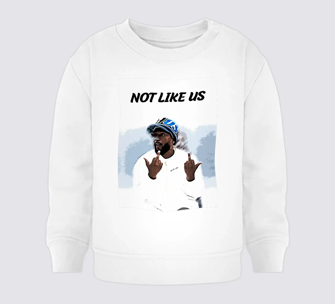 Not Like Us kendrick lamar 1 Art sudadera de bebé de music soul