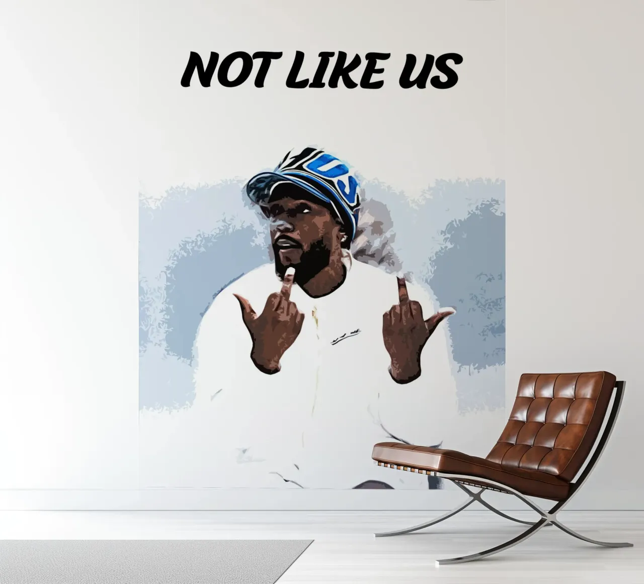 Nicht wie wir kendrick lamar 1 Kunst Fototapete von music soul