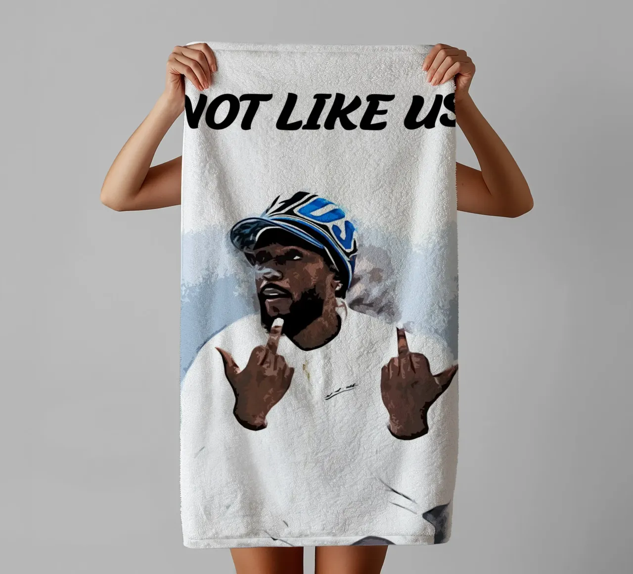 Nicht wie wir kendrick lamar 1 Kunst Handtuch von music soul