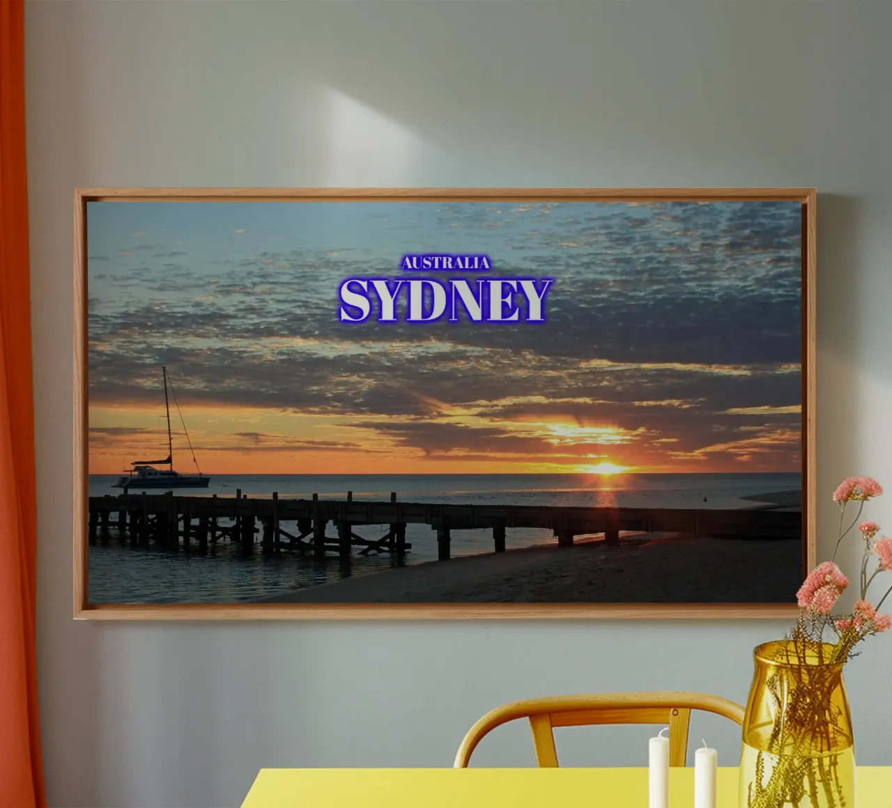 Alba di Sydney - Australia tela con Cornice a cassetta da surfer28
