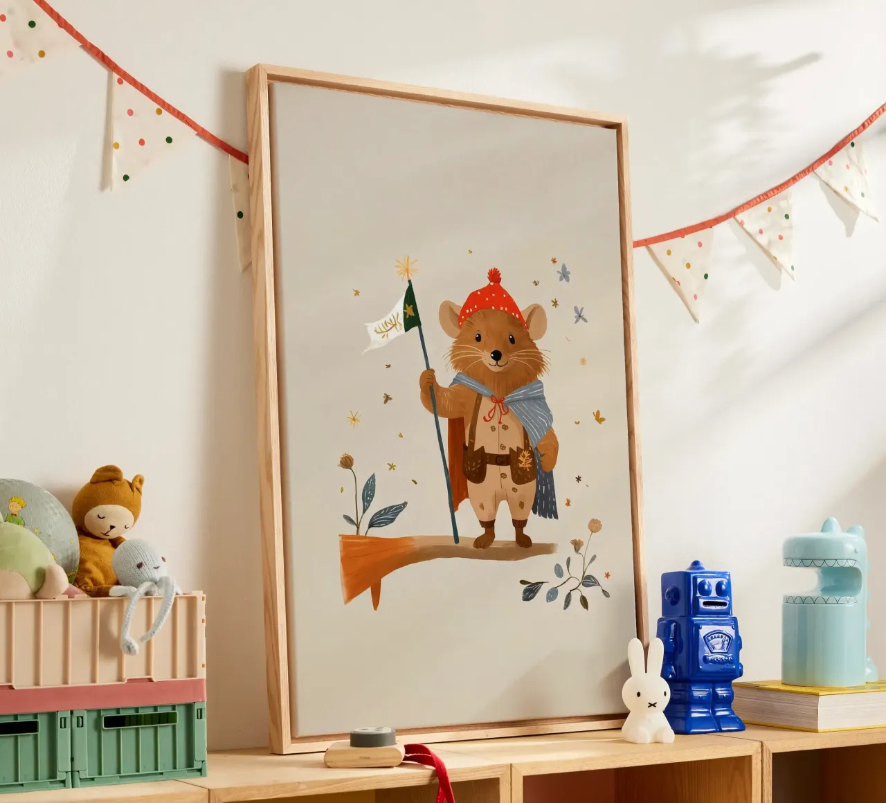 Esploratore della foresta tela con Cornice a cassetta da KidzStudio