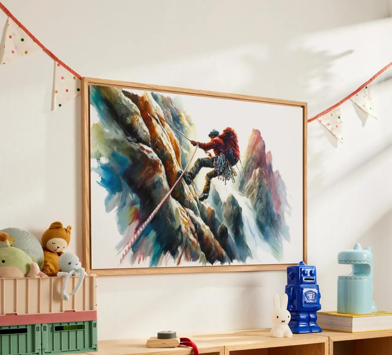 I tratti audaci definiscono il viaggio dell'arrampicatore plexiglass da Chromatic Fusion Studio
