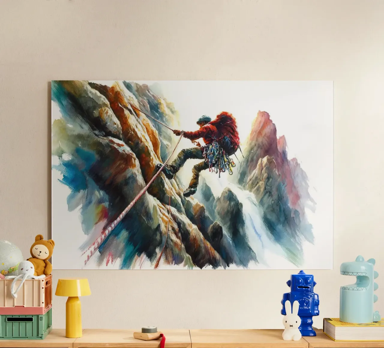 I tratti audaci definiscono il viaggio dell'arrampicatore plexiglass da Chromatic Fusion Studio