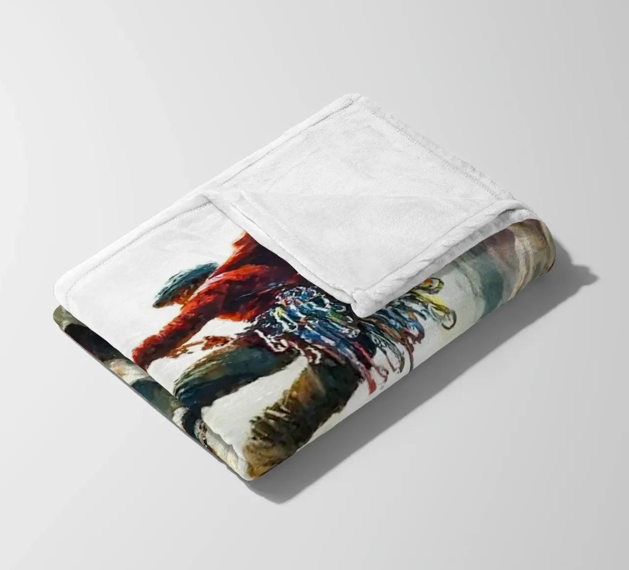 I tratti audaci definiscono il viaggio dell'arrampicatore coperta in pile da Chromatic Fusion Studio