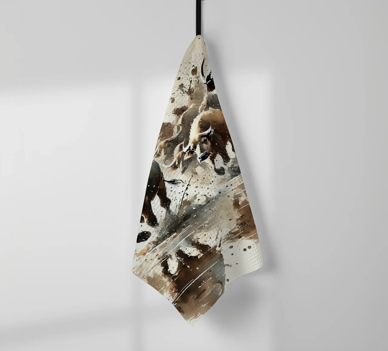 Riflessione su Buffalo Run canovaccio da cucina da Chromatic Fusion Studio
