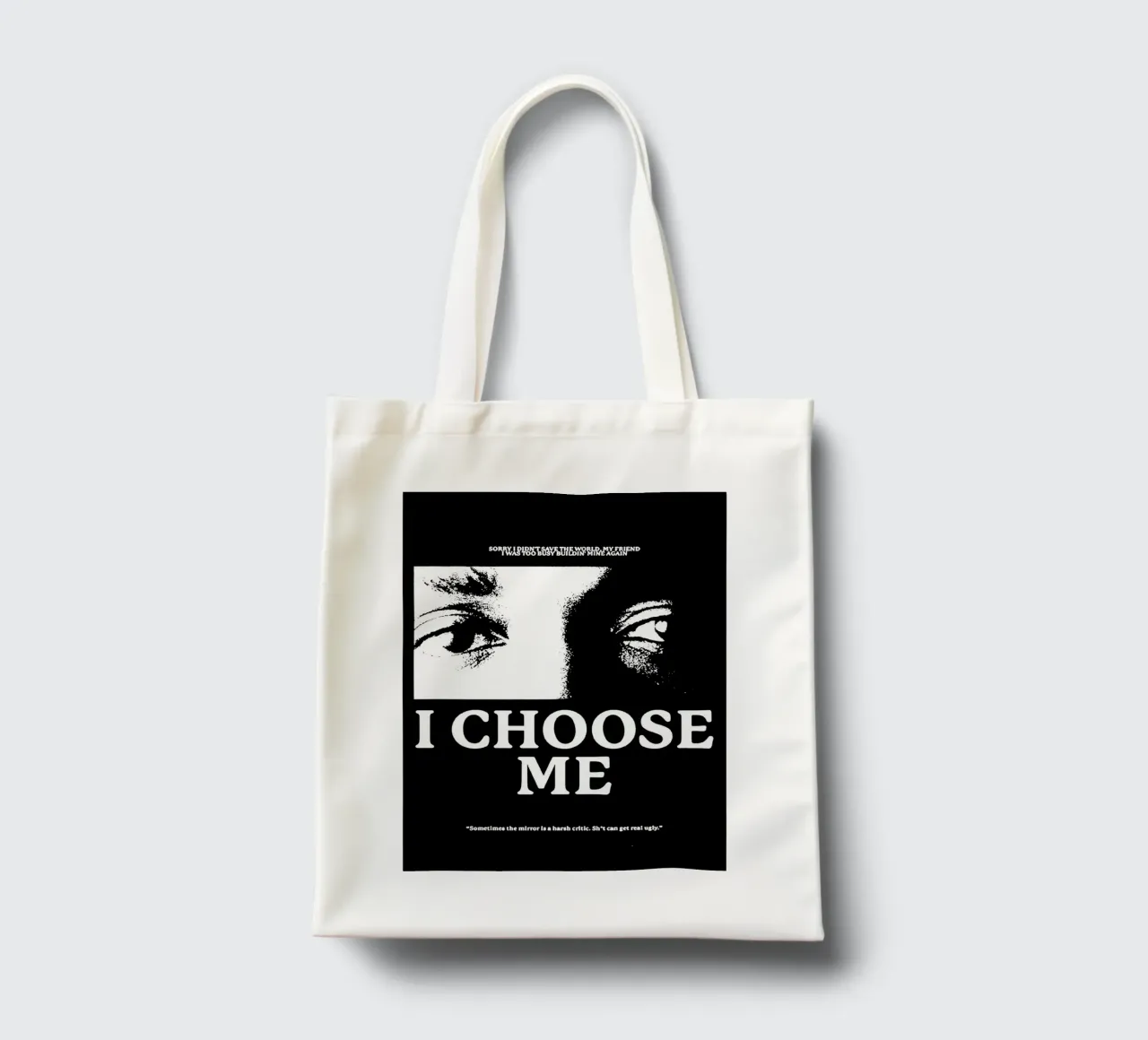 I Choose Me kendrick lamar Arte borsa in juta da music soul