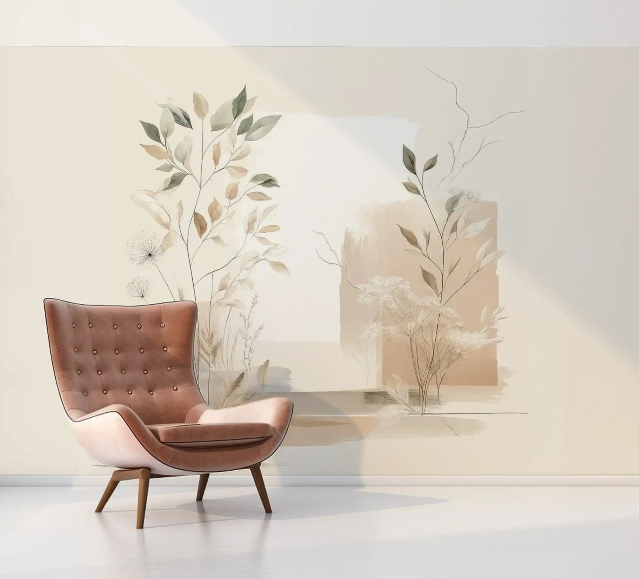 Tranquilizadora escena natural papel para pared de Chromatic Fusion Studio
