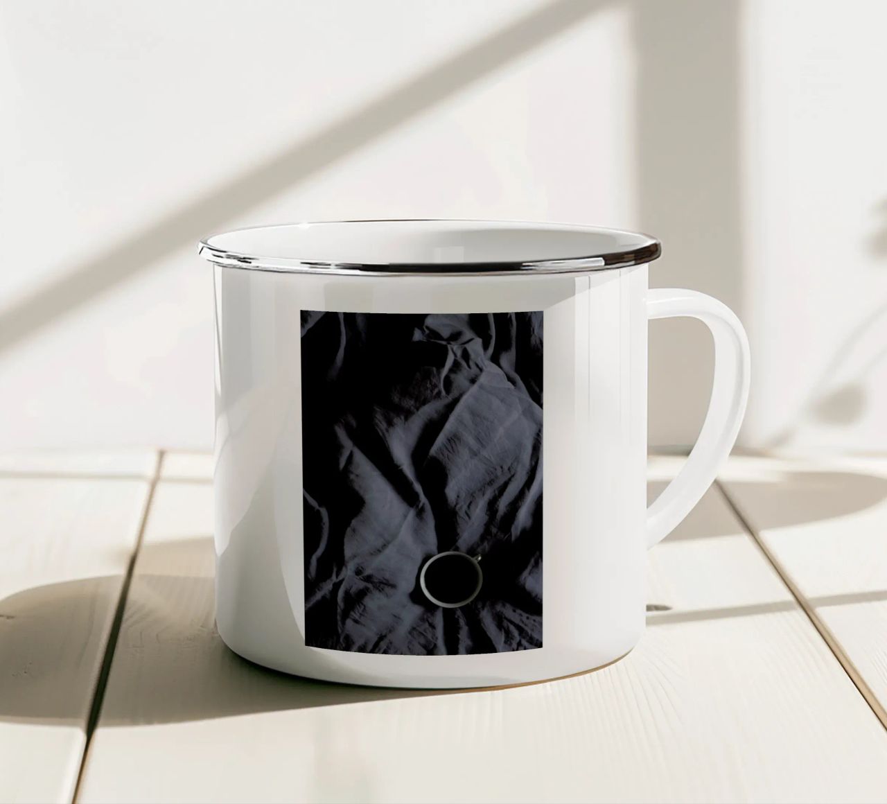 Coffee Time In Bed- Me & You tazza in smalto da Studio Nahili