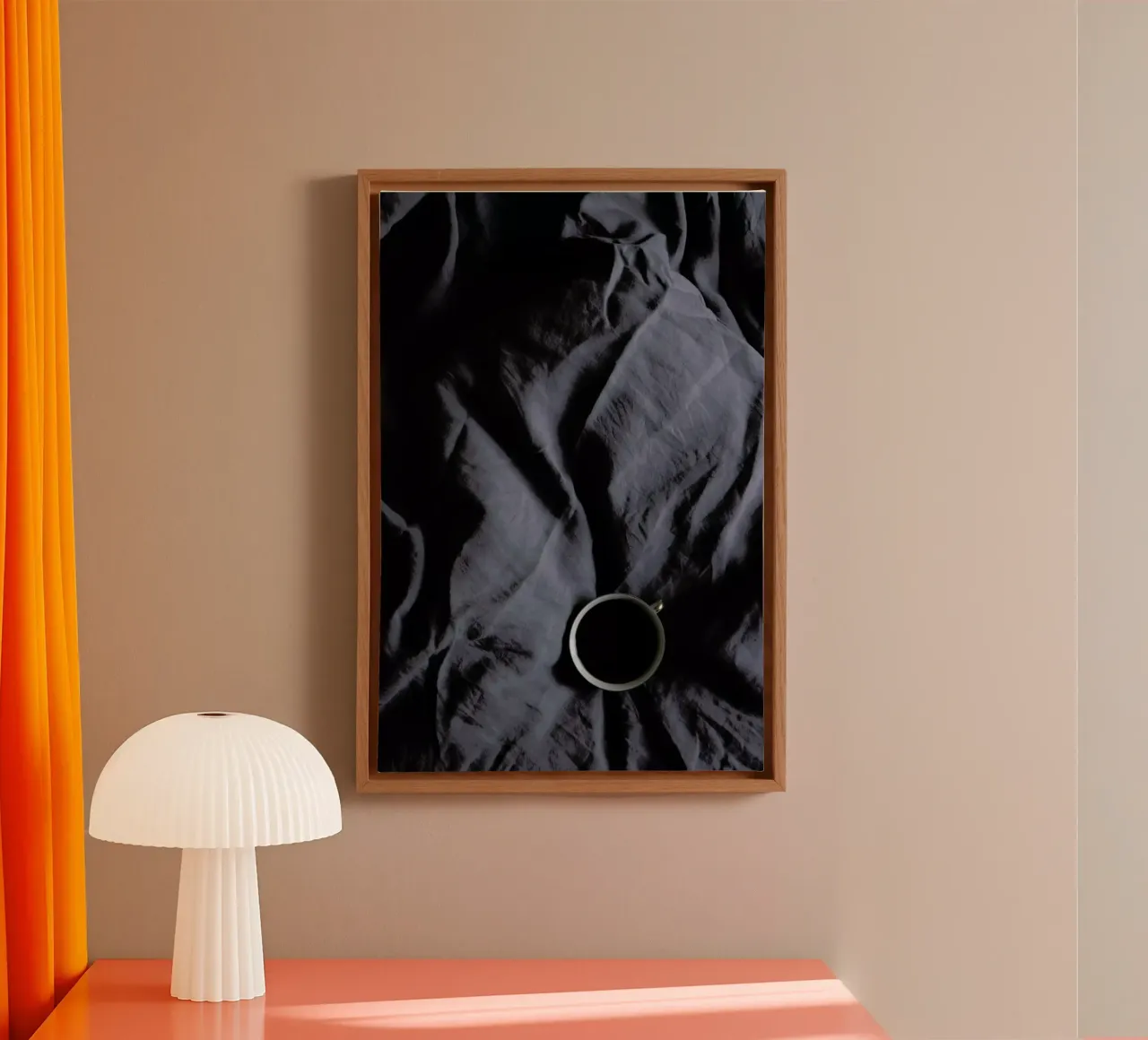 Coffee Time In Bed- Me & You tela con Cornice a cassetta da Studio Nahili