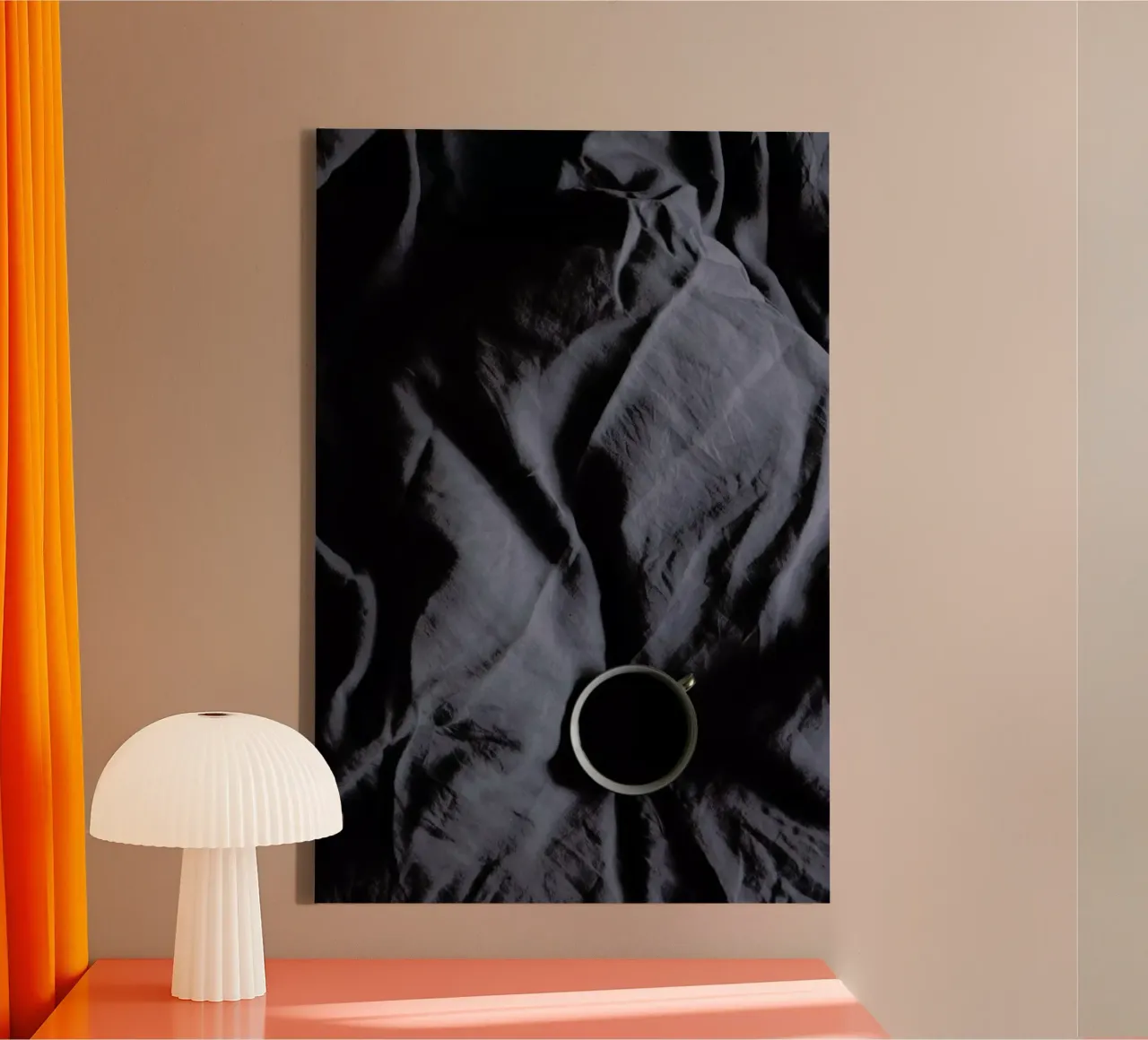 Coffee Time In Bed- Me & You tela con Cornice a cassetta da Studio Nahili