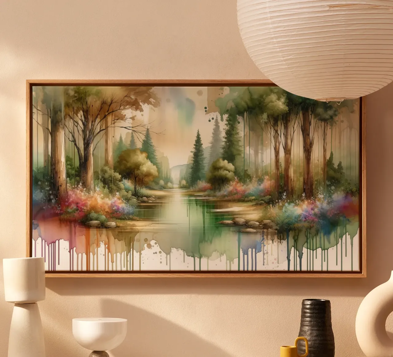 Foresta accattivante tela da Chromatic Fusion Studio