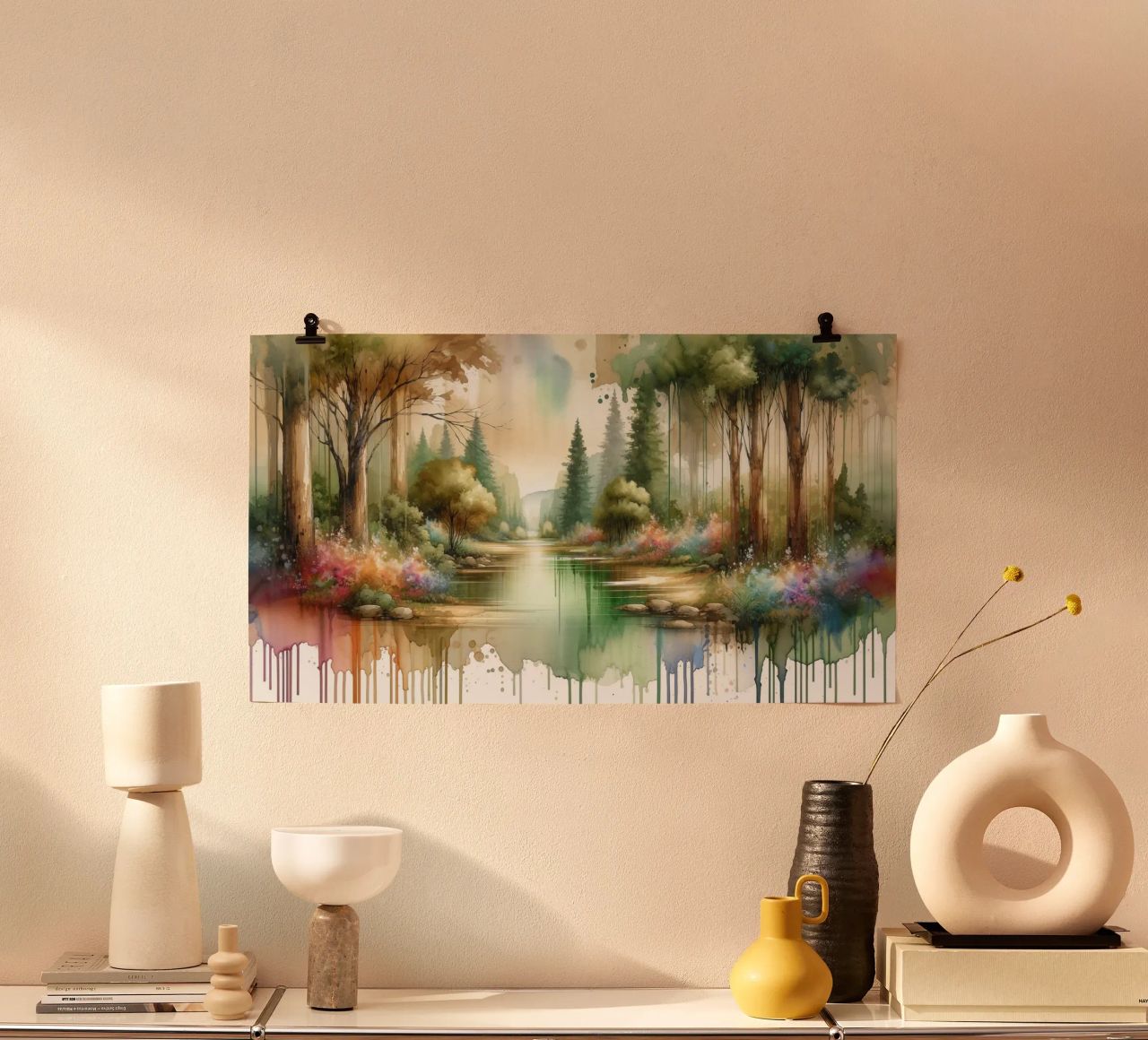 Fesselnder Wald Poster von Chromatic Fusion Studio