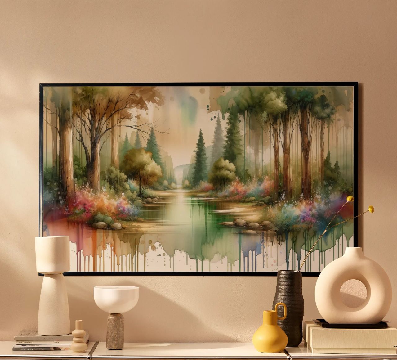 Fesselnder Wald Poster von Chromatic Fusion Studio