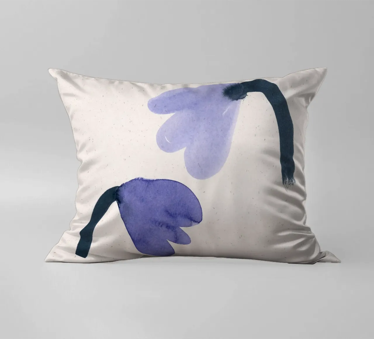 Blue Blooms 03 cuscino da Leaflover