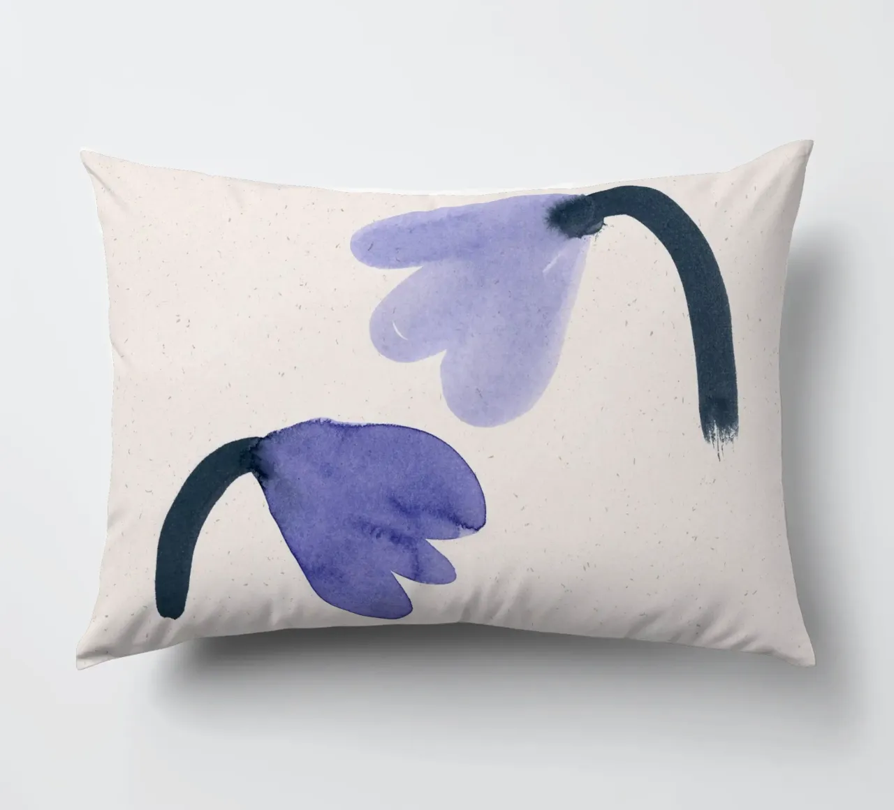 Blue Blooms 03 cuscino da Leaflover
