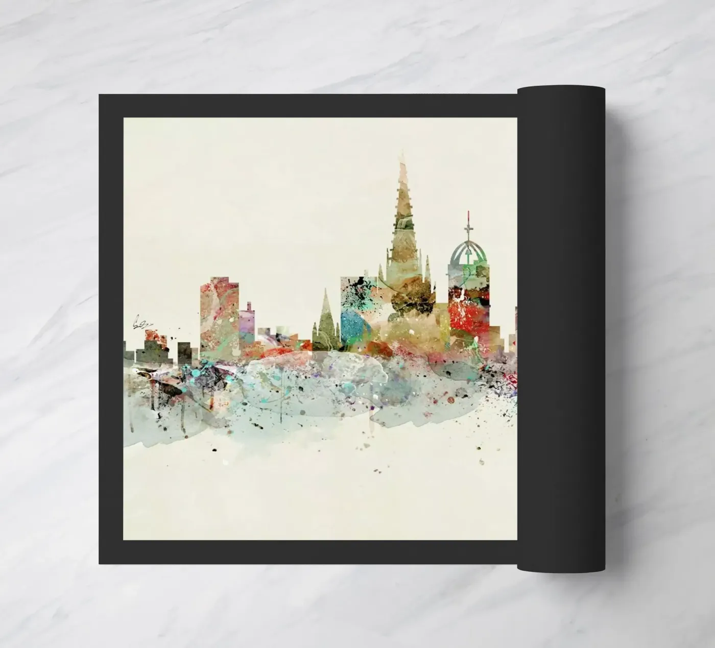 Barcelona doormat by Brian Buckley