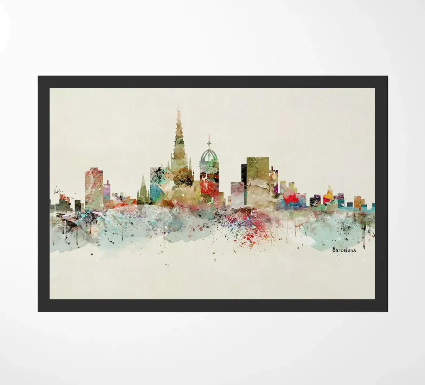 Barcelona doormat by Brian Buckley