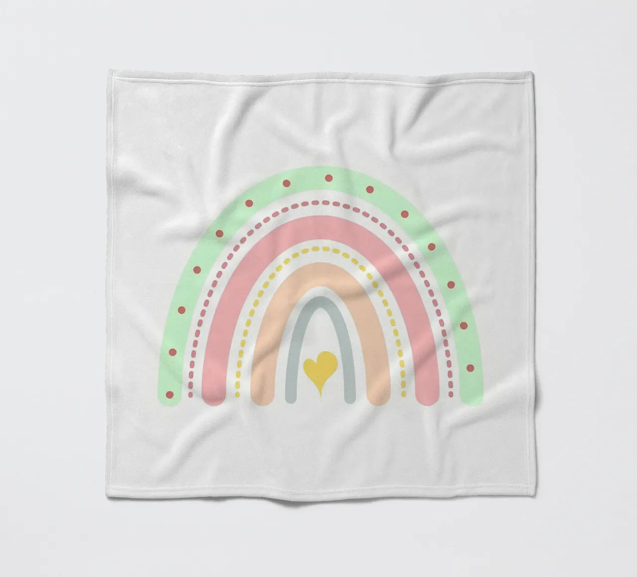 arcobaleno estetico coperta in pile da bonglantrungmuoi