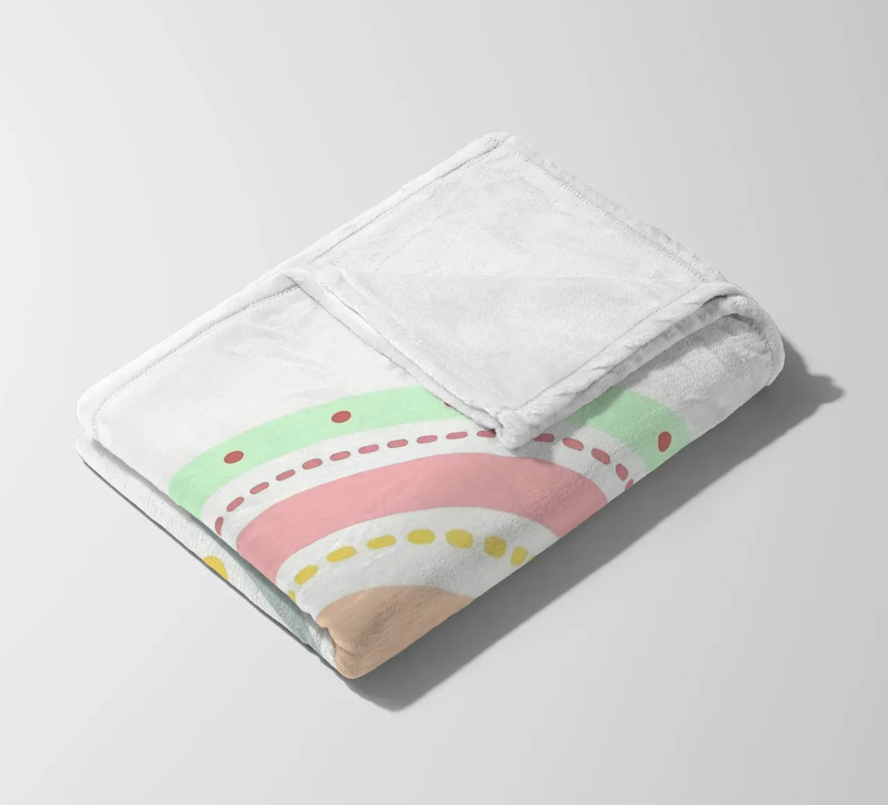 arcobaleno estetico coperta in pile da bonglantrungmuoi