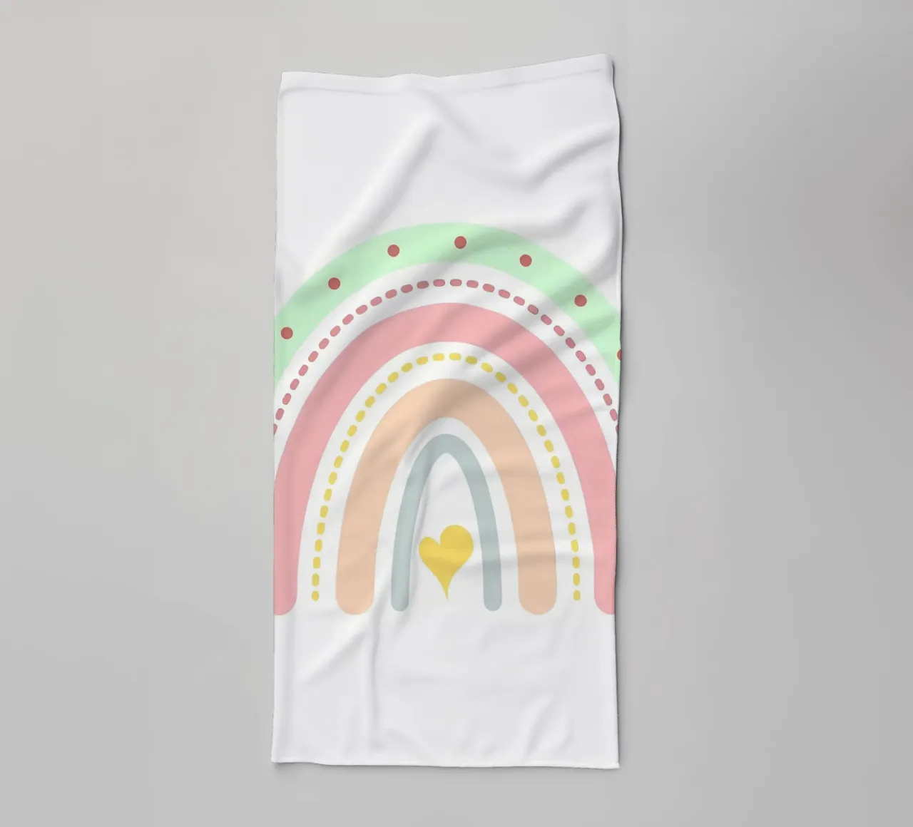 arcobaleno estetico asciugamano da bagno da bonglantrungmuoi