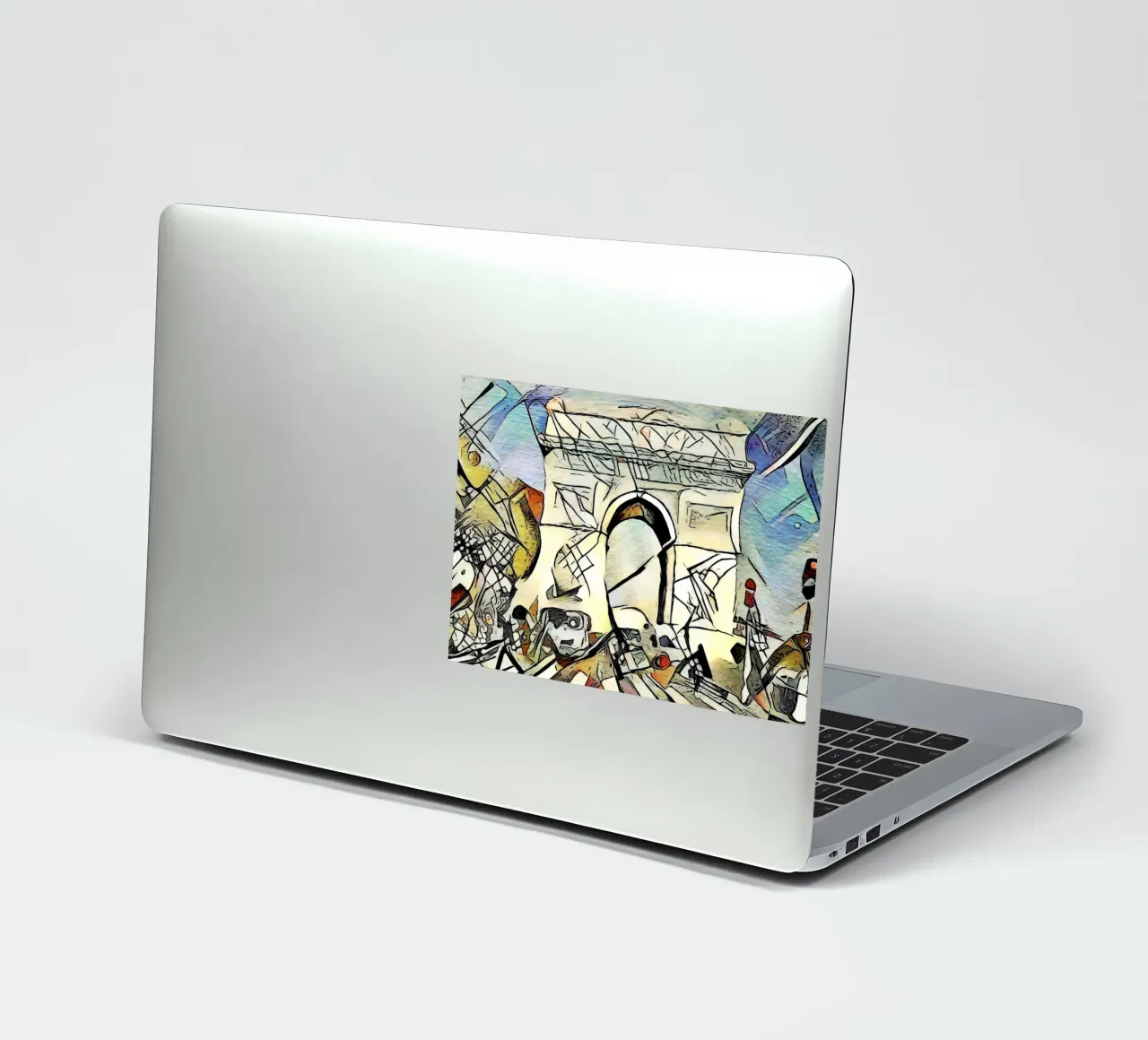 Kandinsky trifft Paris #1 sticker by ZAMART