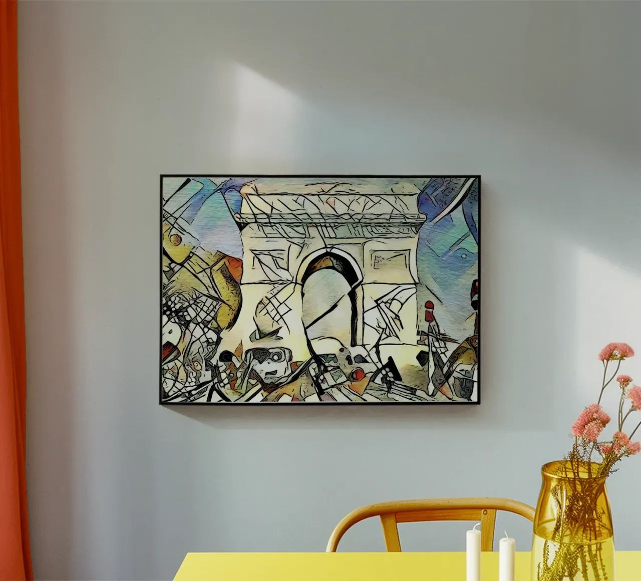 Kandinsky trifft Paris #1 plexiglass da ZAMART