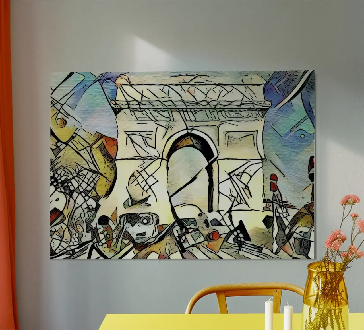 Kandinsky trifft Paris #1 carta hahnemühle da ZAMART