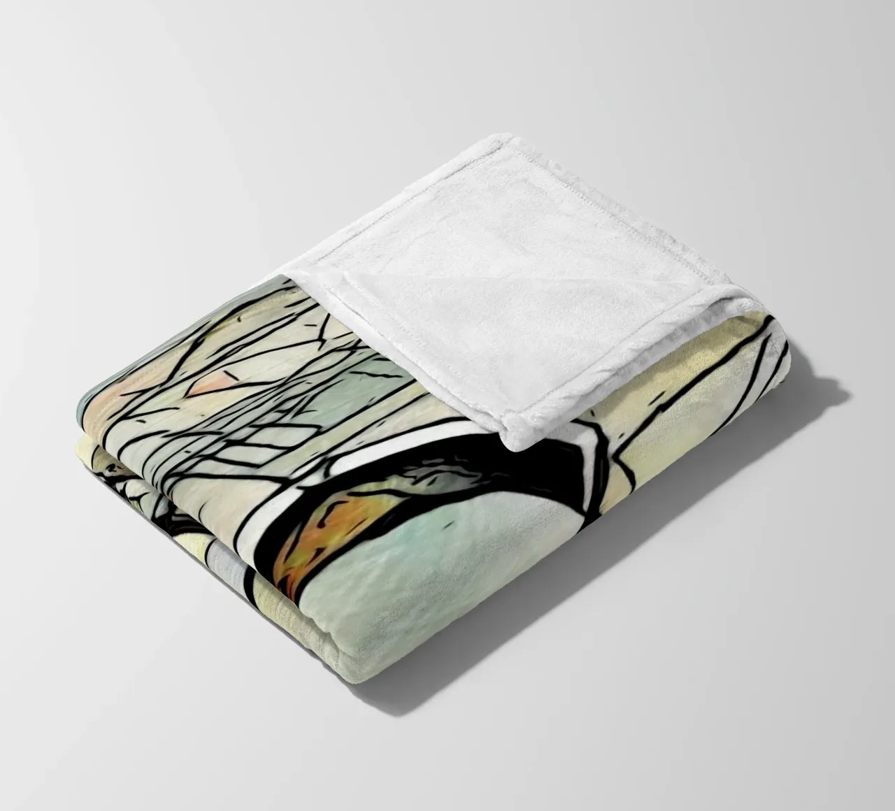 Kandinsky trifft Paris #1 coperta in pile da ZAMART