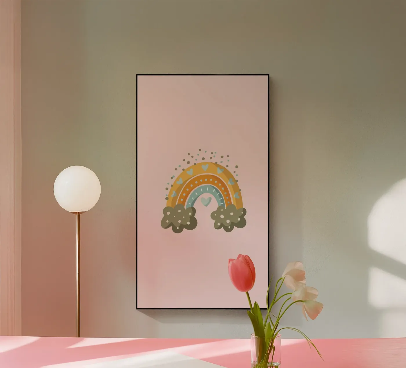 arcobaleno estetico plexiglass da bonglantrungmuoi