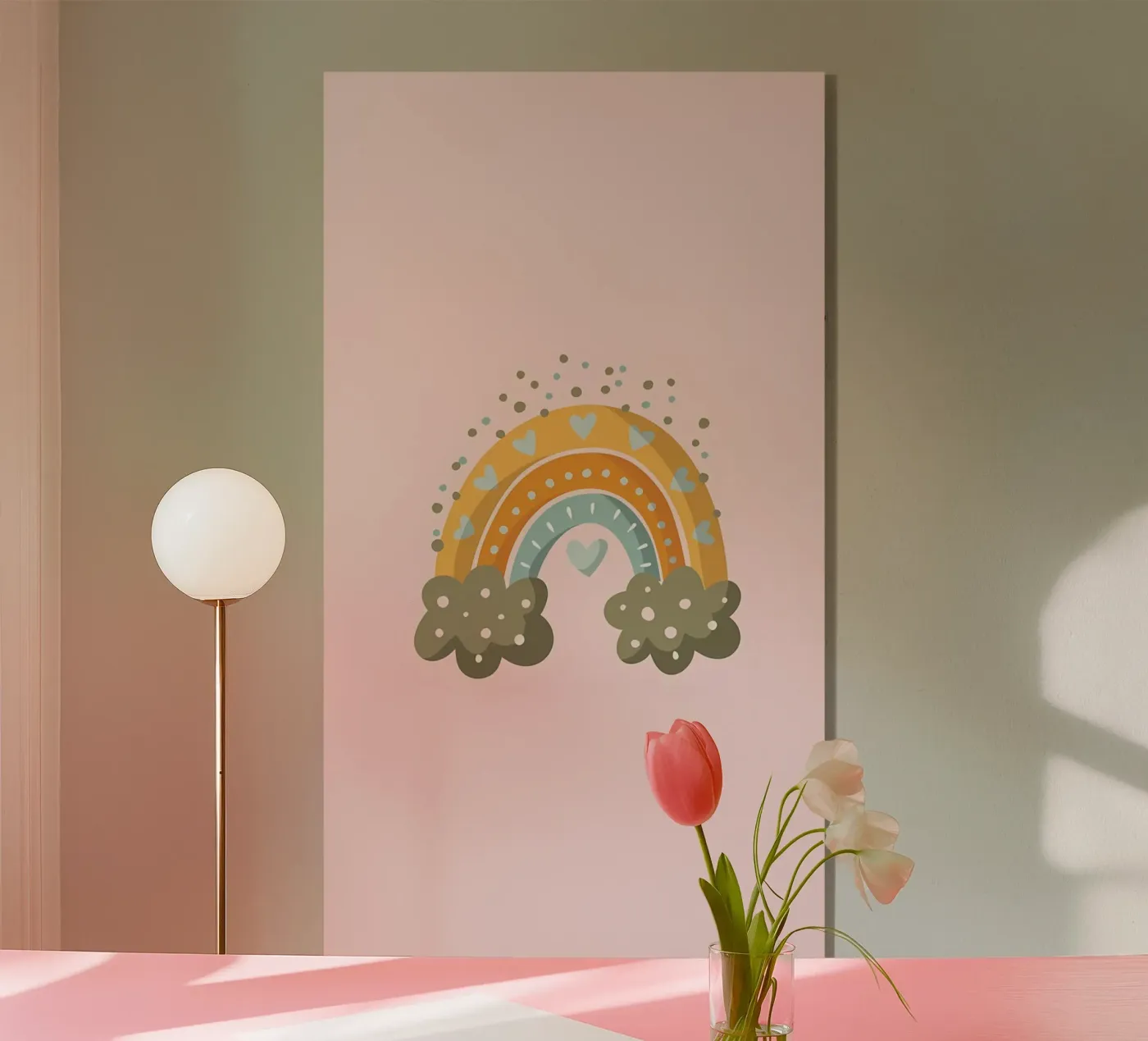 arcobaleno estetico plexiglass da bonglantrungmuoi