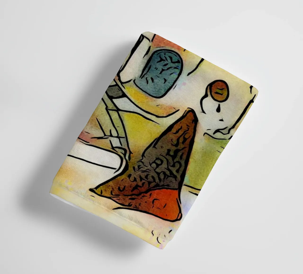 Kandinsky trifft Schloss Belvedere, Wien #1 asciugamano da bagno da ZAMART