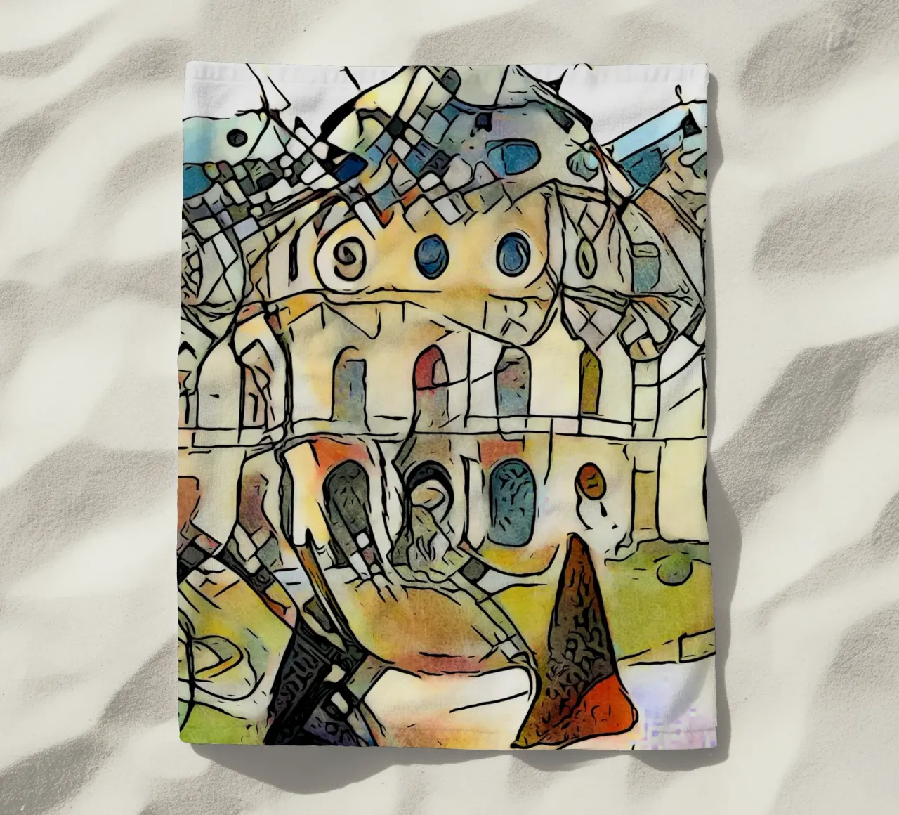 Kandinsky trifft Schloss Belvedere, Wien #1 telo mare da ZAMART