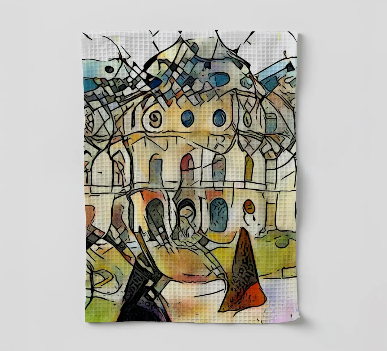 Kandinsky trifft Schloss Belvedere, Wien #1 canovaccio da cucina da ZAMART