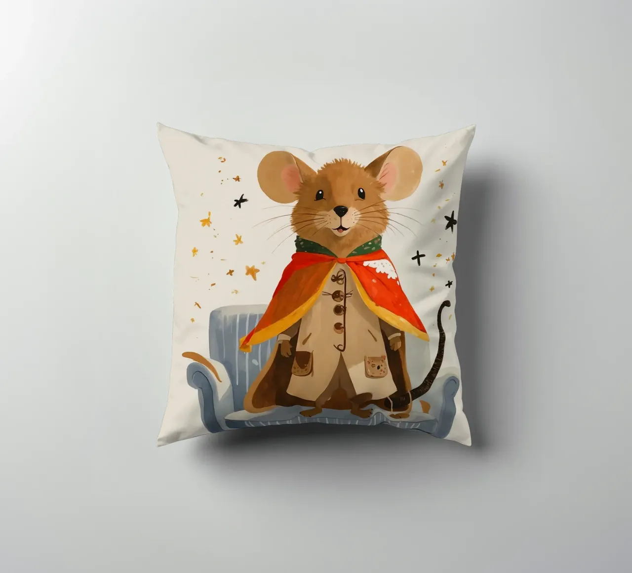 Mice courage decorative cushion by KidzStudio