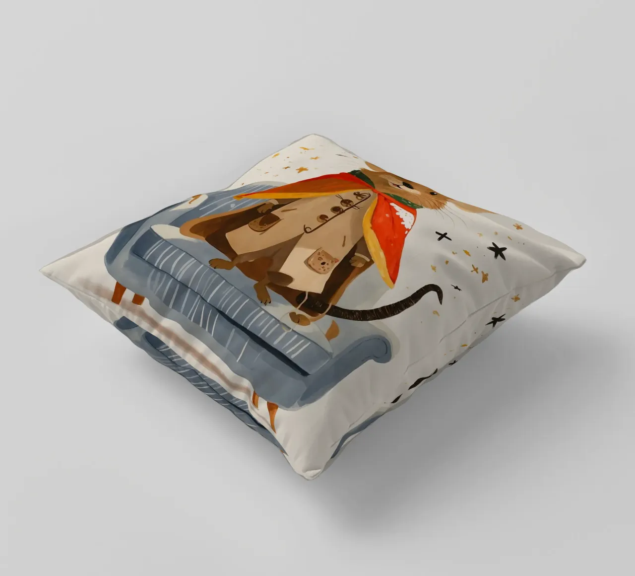Mice courage decorative cushion by KidzStudio