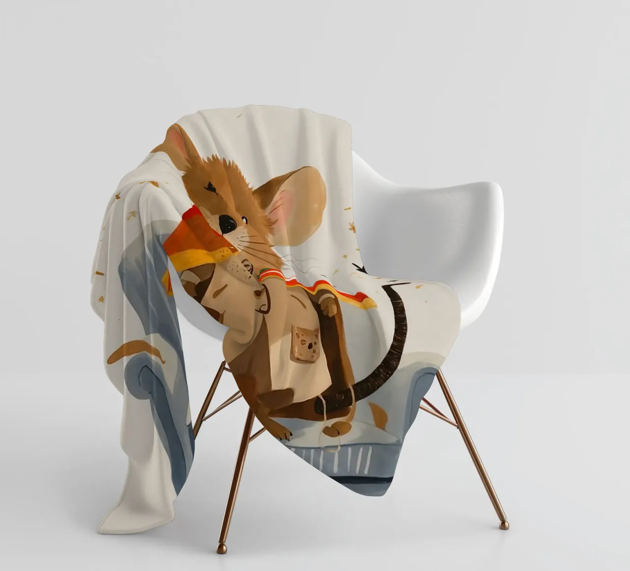 Le courage des souris plaid polaire de KidzStudio