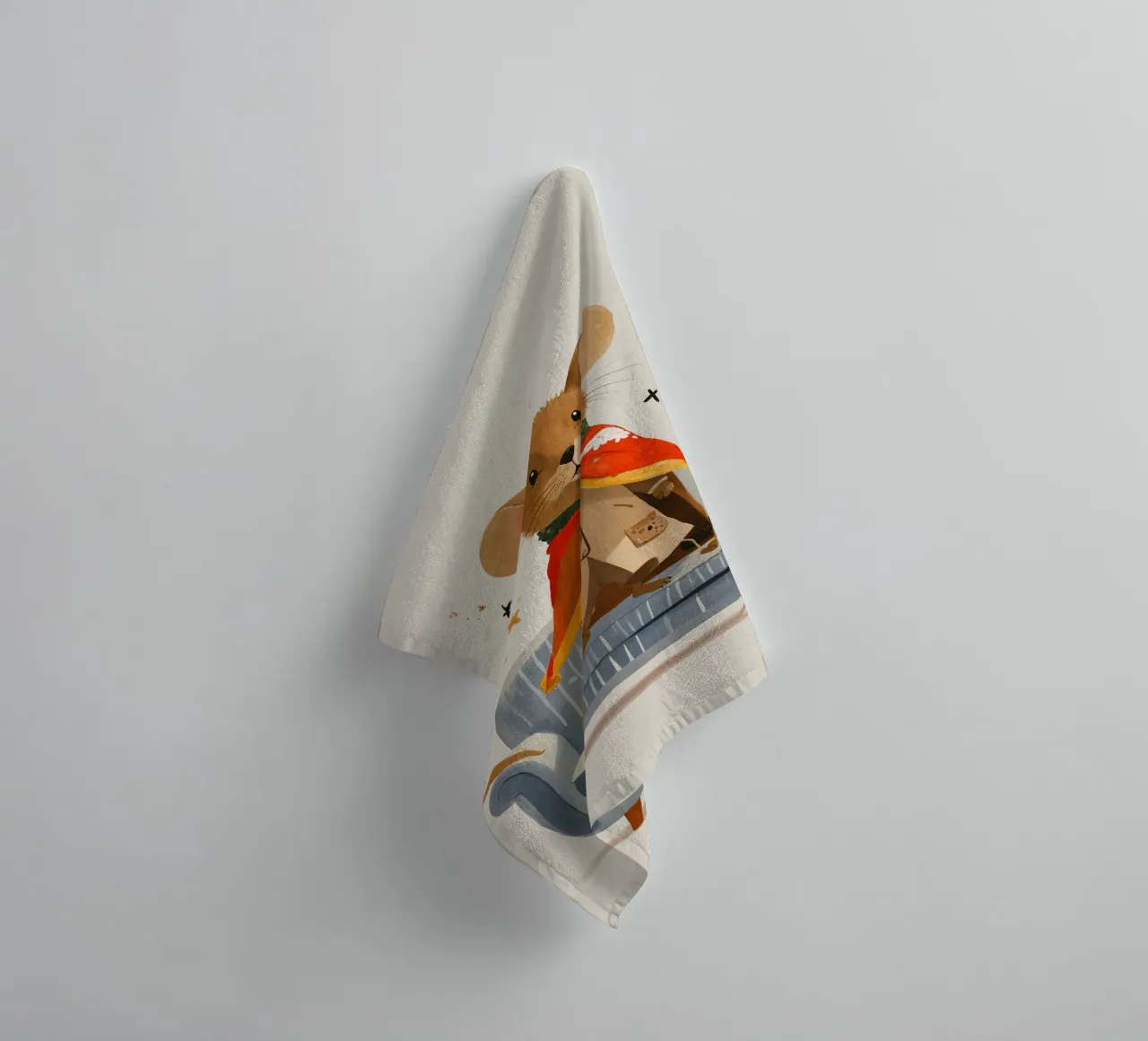Le courage des souris serviette de bain de KidzStudio