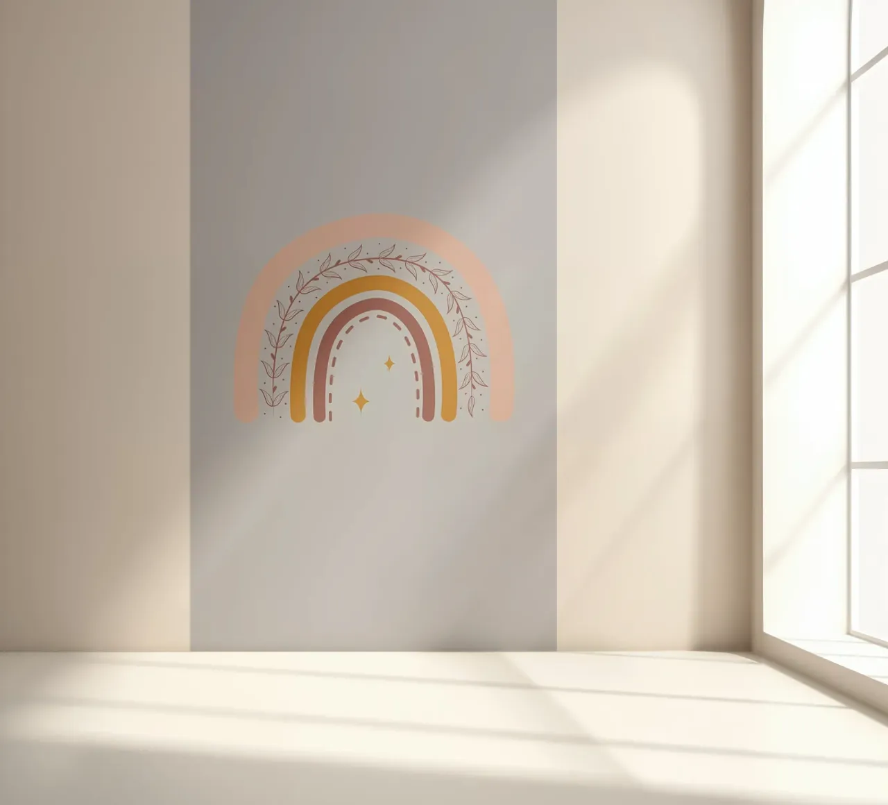 ästhetischer Regenbogen Fototapete von bonglantrungmuoi