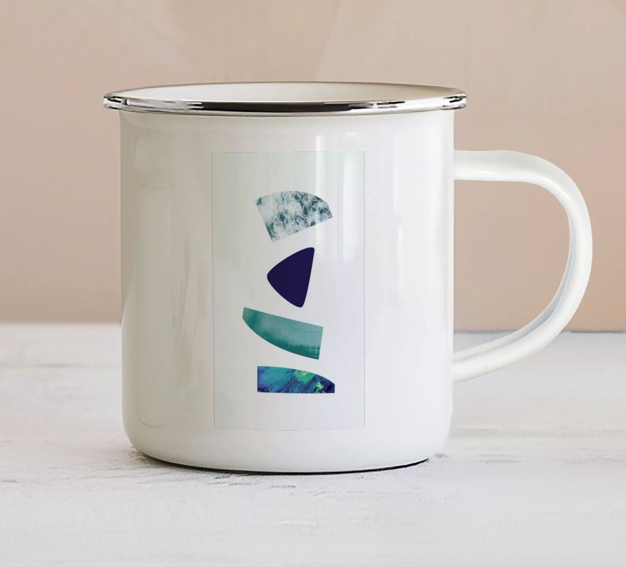 The Blues tazza in smalto da petiteCAPS