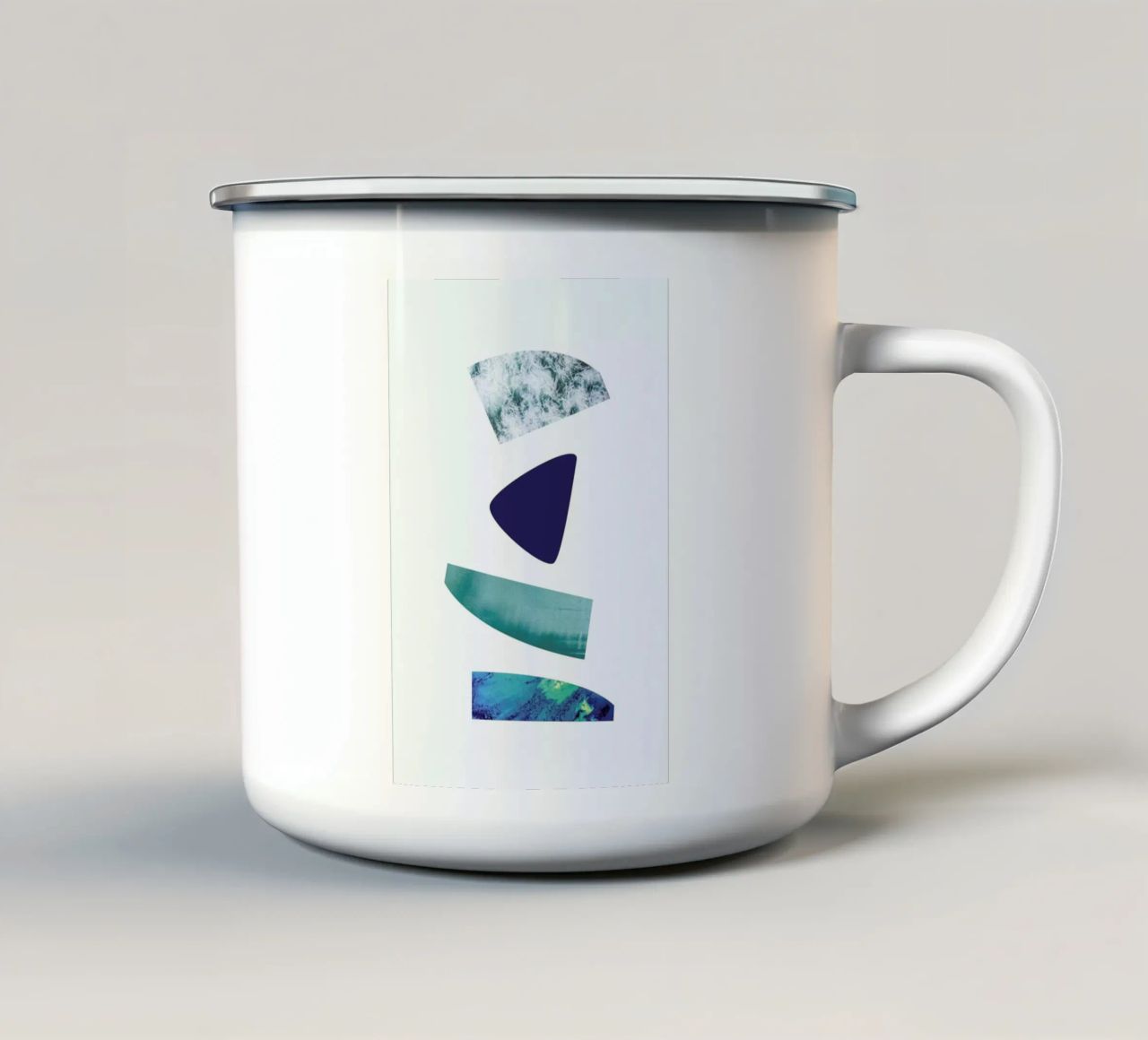 The Blues tazza in smalto da petiteCAPS