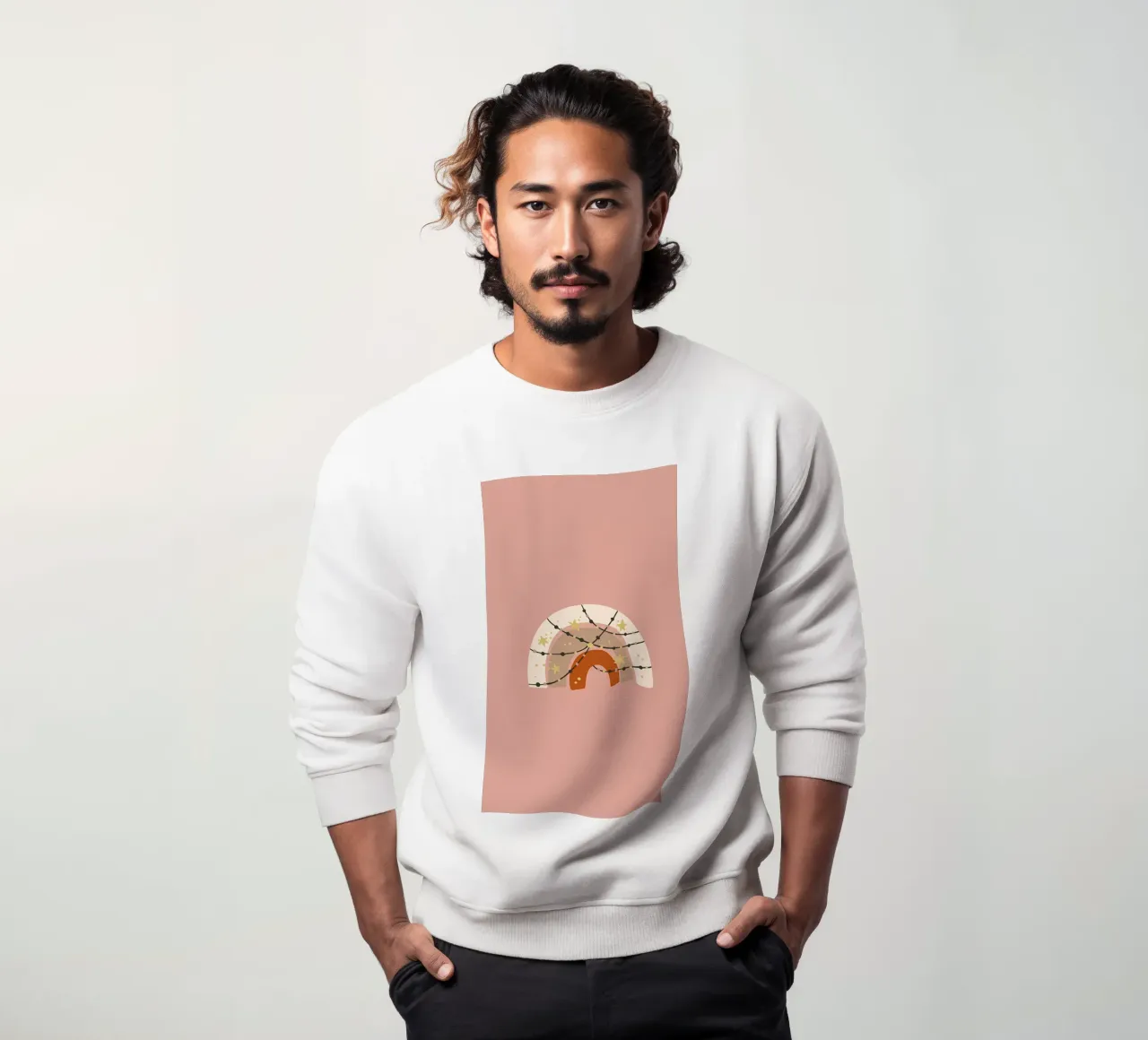 arcobaleno estetico felpa da bonglantrungmuoi