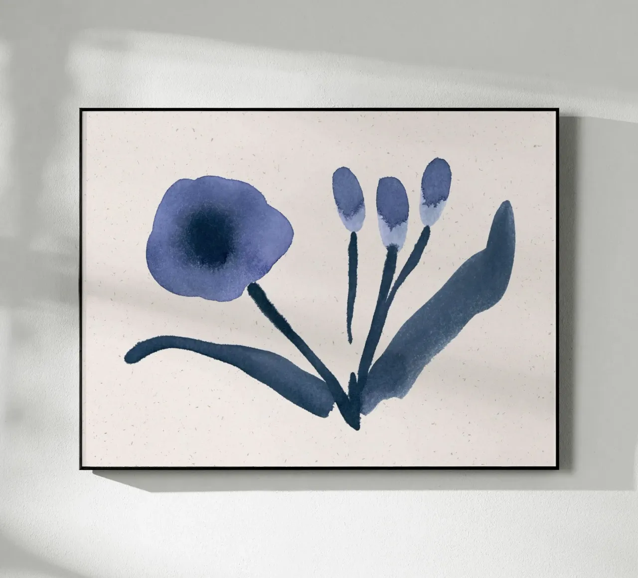 Blue Blooms 05 plexiglass da Leaflover