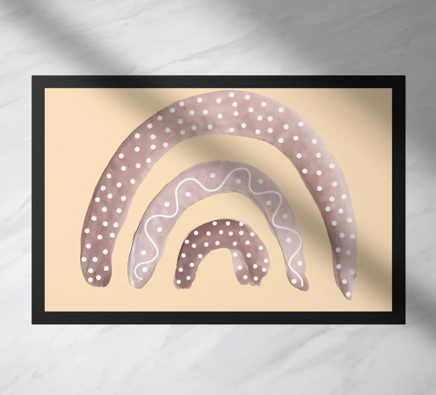 rainbow doormat by bonglantrungmuoi