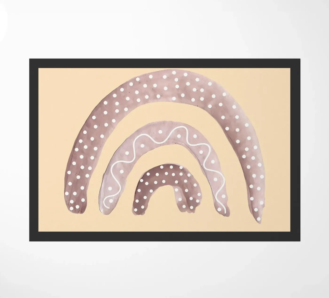 rainbow doormat by bonglantrungmuoi