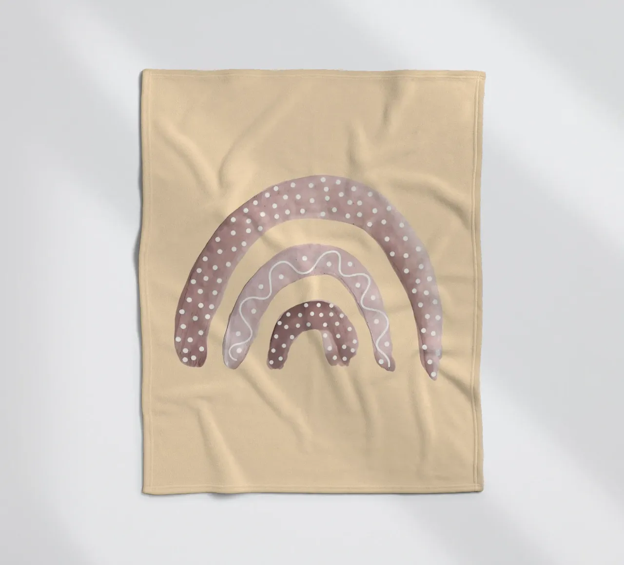 Regenbogen Fleecedecke von bonglantrungmuoi