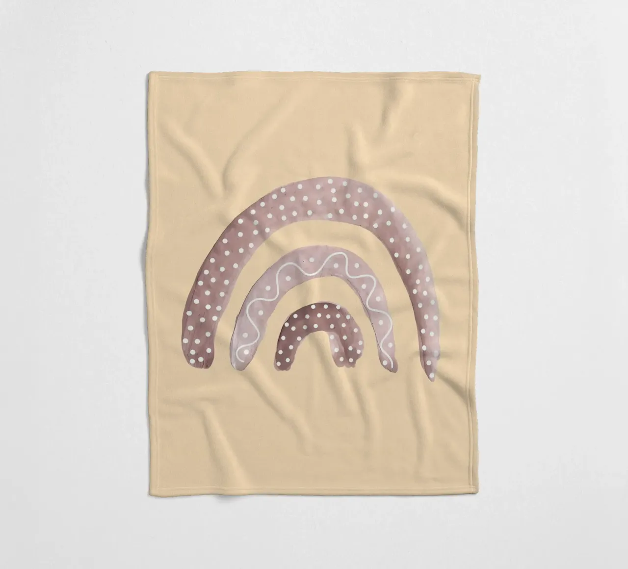 Regenbogen Fleecedecke von bonglantrungmuoi